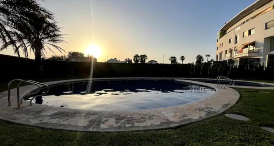 Apartamento Paz Con Terraza Y Vistas Al Mar Oliva Exteriör bild