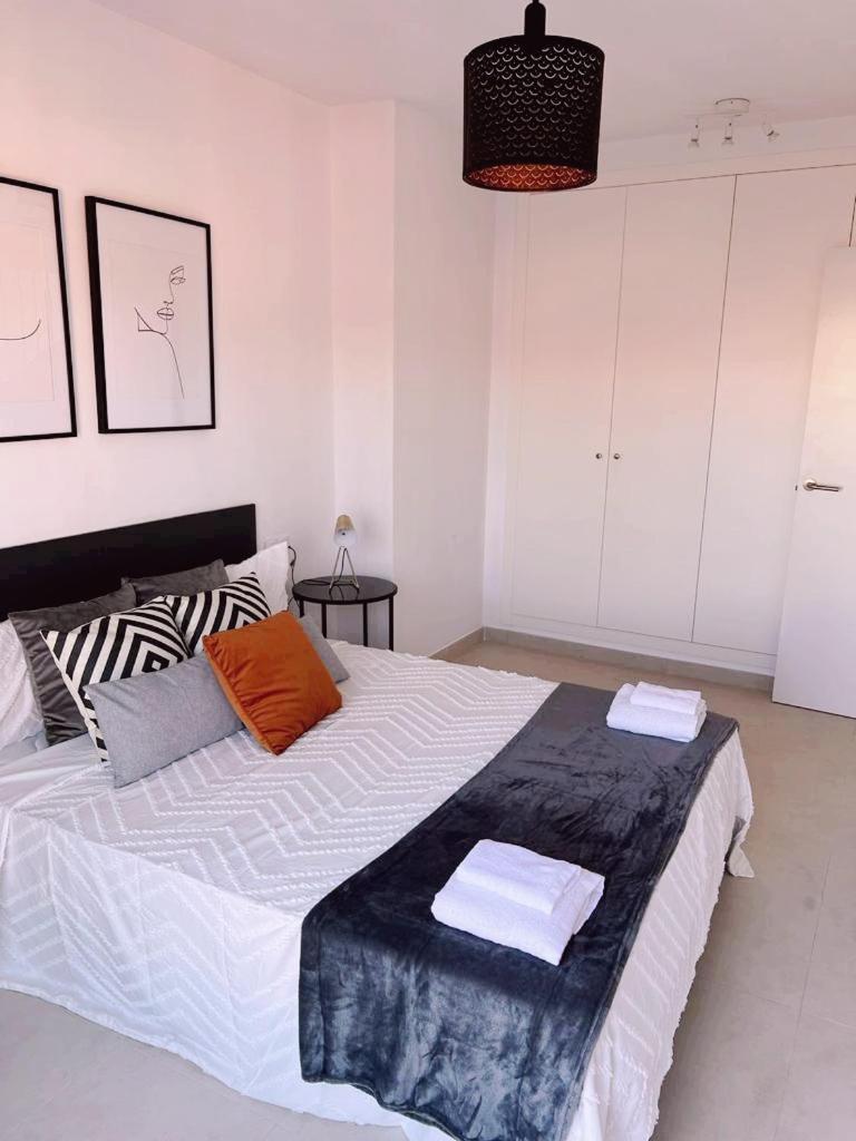 Apartamento Paz Con Terraza Y Vistas Al Mar Oliva Exteriör bild